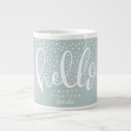 Hej snö jul helgdag jumbo mugg