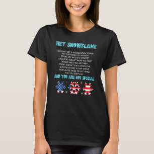 Hej Snowflake, den verkliga världens ynka veteran T Shirt