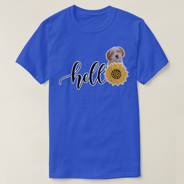 Hej Solrostibetansk terrier T Shirt (Design framsida)