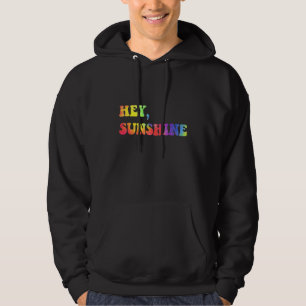 Hej Solsken Retro Cool 1970-tal Slang Disco-era Hoodie