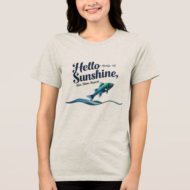 Hej Solsken, Simma. Lysa. Upprepa. T Shirt (Framsida)