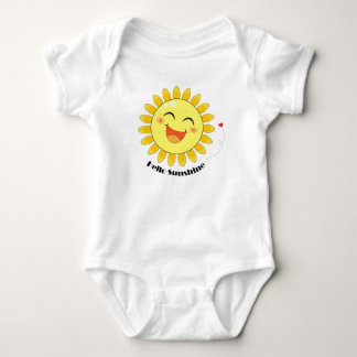 Hej Solsken Söt Sol Doodle Positiv Energi Konst T Shirt
