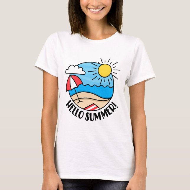 Hej Sommar 2 T Shirt (Framsida)