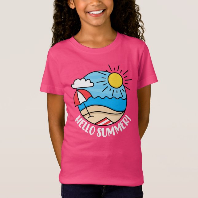 Hej Sommar 2 T Shirt (Framsida)