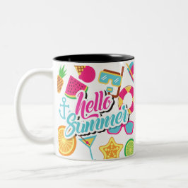Hej Sommar 2-tonkaffe Mugg