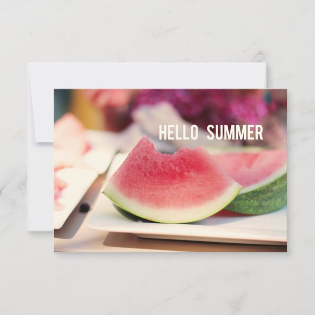 Hej Sommar/Anpassade-gruppinbjudan Inbjudningar (Framsida)