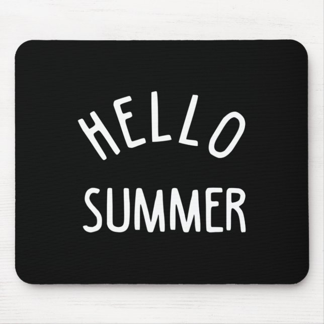 Hej Sommar-funny sommarsemestervacation Beach Gift Musmatta (Framsidan)