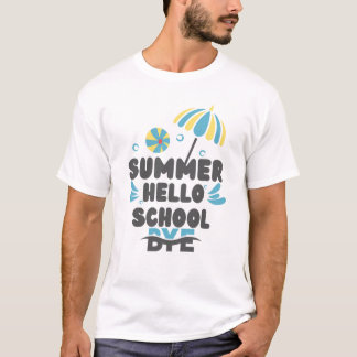 Hej sommar, hej då skola T-shirt-design T Shirt