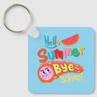 Hej sommar, hej skola Konst Nyckelring