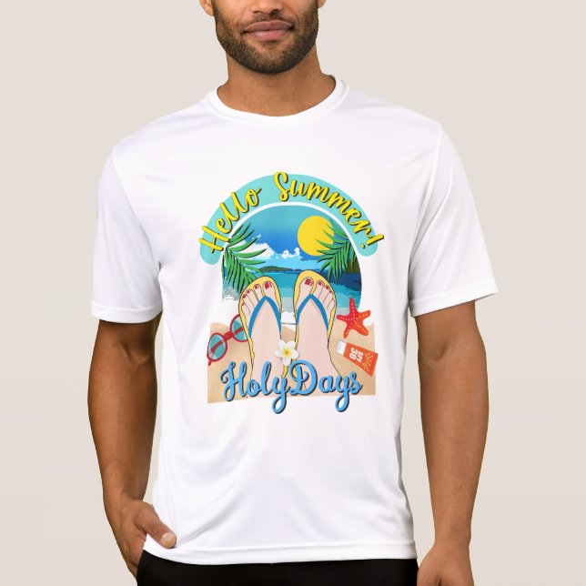 Hej sommar - Helgdagar T Shirt (Framsida)