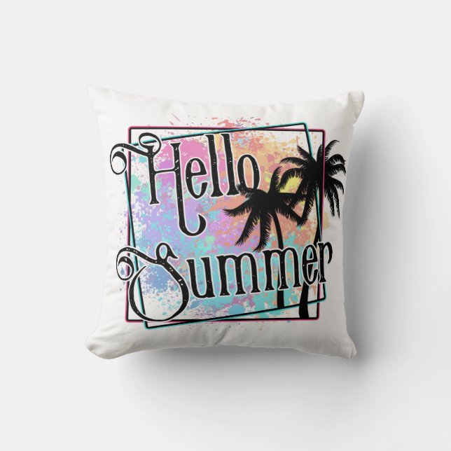 Hej sommar kudde (Framsida)