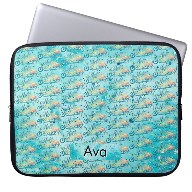 Hej Sommar Laptop Fodral (Framsidan)
