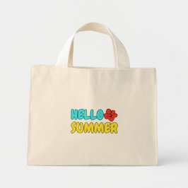 Hej Sommar Liten Tote Mini Tygkasse