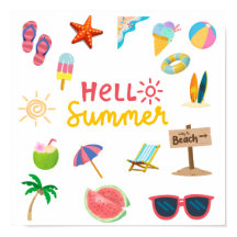 Hej sommar – Ljus & Glad Wallaffisch