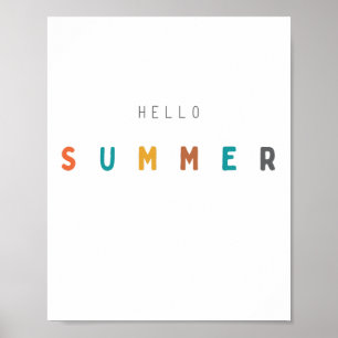 hej sommar. Poster och skriva ut
