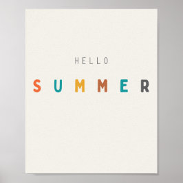 hej sommar. Poster och skriva ut