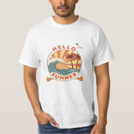 Hej Sommar: Retro Beach Vibes T Shirt