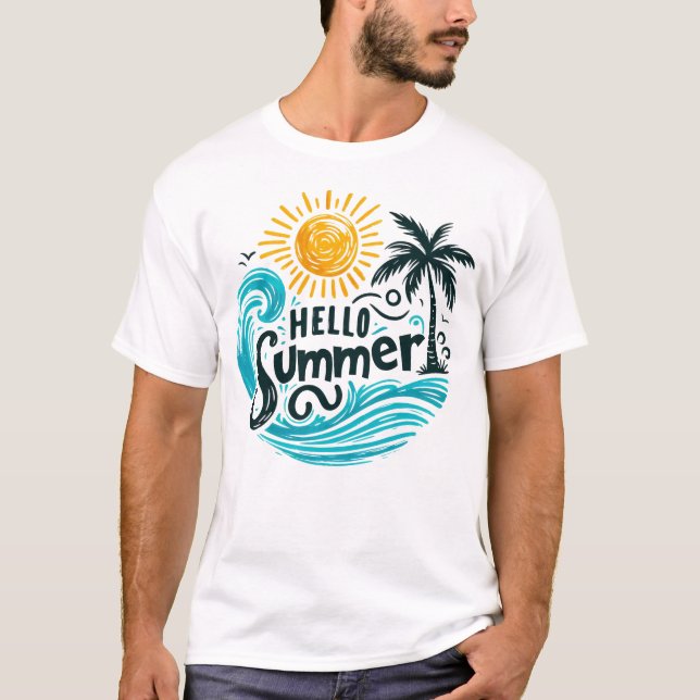 Hej sommar t shirt (Framsida)