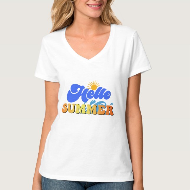 Hej Sommar T Shirt (Framsida)