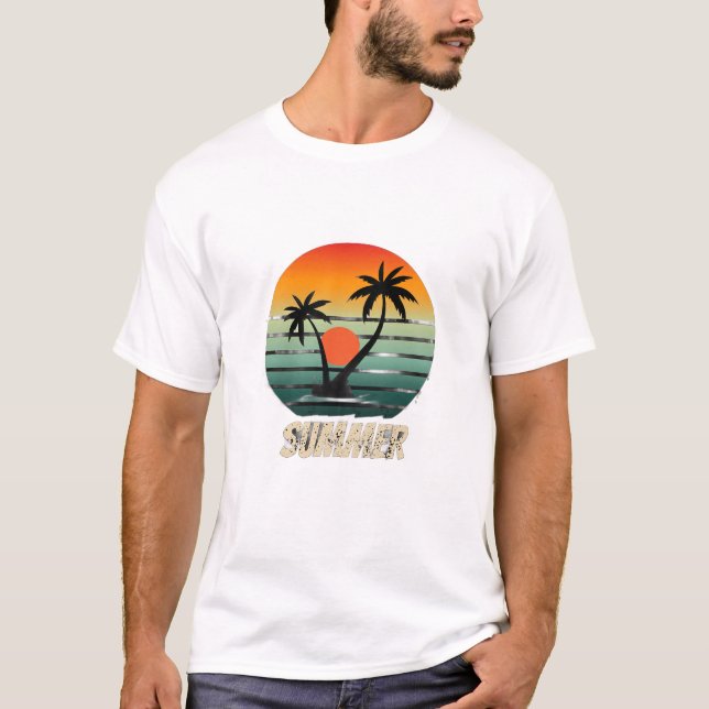 hej sommar  t shirt (Framsida)