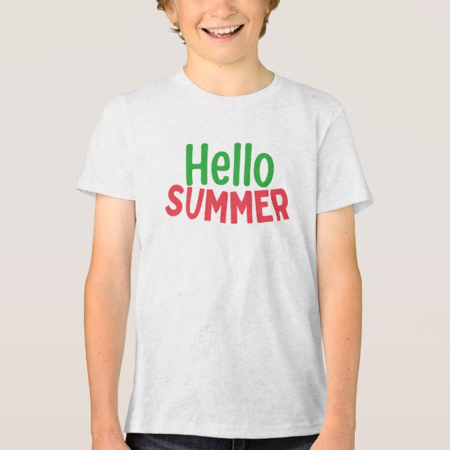 hej sommar t shirt (Framsida)