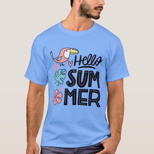 hej sommar t shirt (Framsida)