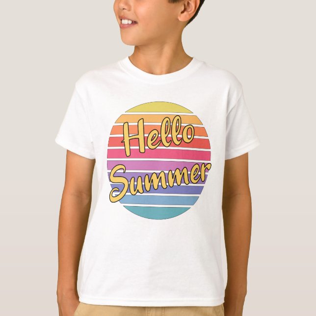 Hej sommar t shirt (Framsida)