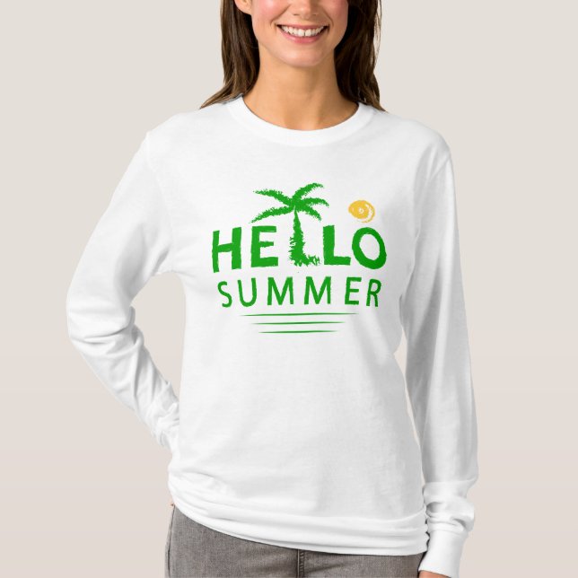 Hej sommar t shirt (Framsida)