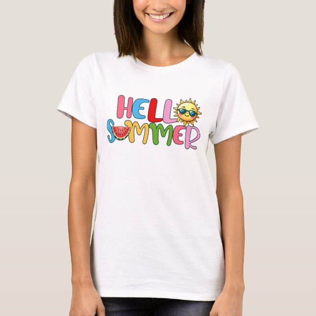 Hej sommar t shirt (Framsida)