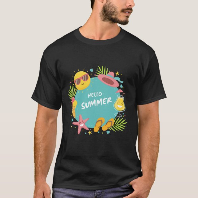 hej sommar t shirt (Framsida)