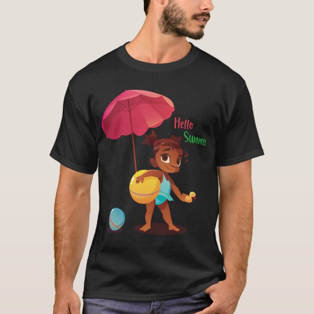 hej sommar t shirt (Framsida)