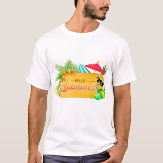 Hej Sommar – T-shirt Tropisk Évasion