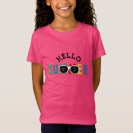 Hej Sommar Tjejer T Shirt