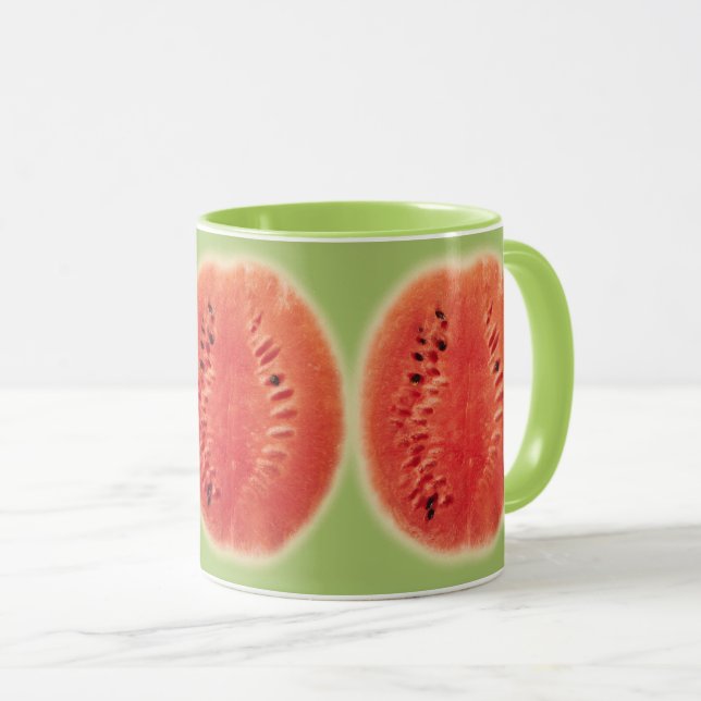 Hej sommar - Vattenmelon Frisk Smaklig Frukt Desig Mugg (Framsida höger)