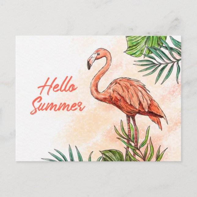 Hej sommar vykort (Framsida)