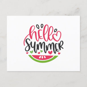 Hej sommar vykort