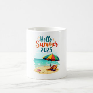 Hej Sommaren 2025 🌊 Colorful Beach Mugg