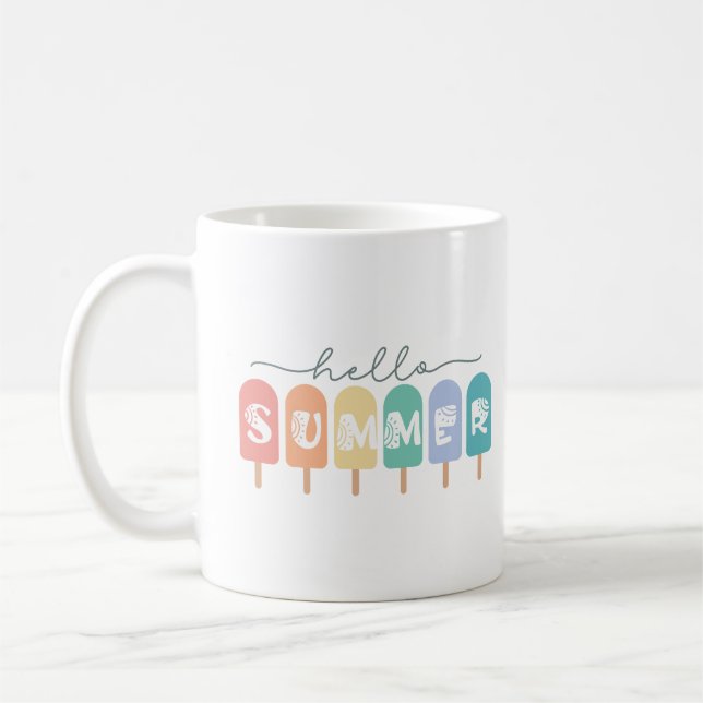 Hej, sommarkolv kaffemugg (Vänster)