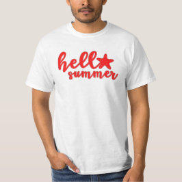 Hej sommarstämning - Rolig och livfull säsongsbeto T Shirt