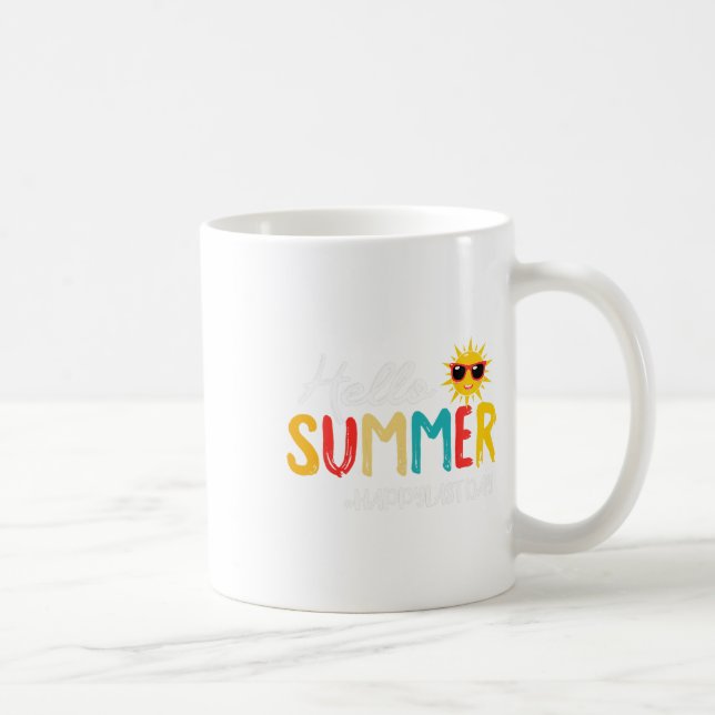 Hej, sommarstuga i Lycklig förra dagen Kaffemugg (Höger)