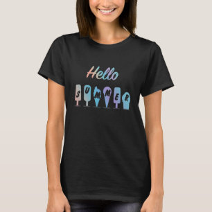 Hej, sommarvärme, färgglad is Cream Popsicle Girl T Shirt