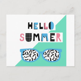 Hej sommarvykort vykort