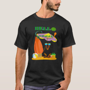 HEJ SOMMER CUTE DACHSHUND GIFTS FUNNY WIENER HUND T SHIRT