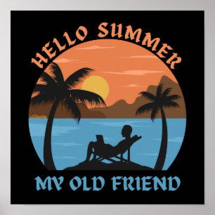 HEJ SOMMER MIN GAMLA VÄN POSTER