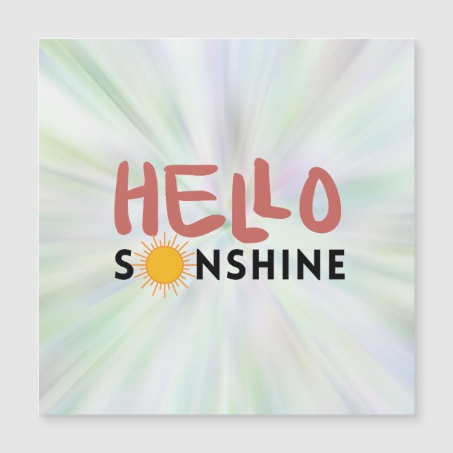 Hej Sonshine, Sol Rays, sommarvibes (Framsida)