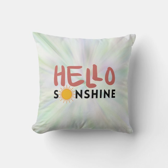 Hej Sonshine, Sol Rays, sommarvibes Kudde (Framsida)