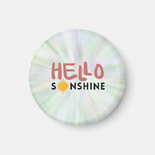 Hej Sonshine, Sol Rays, sommarvibes Magnet