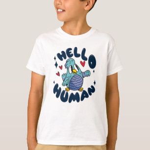 Hej, söt fågel t shirt