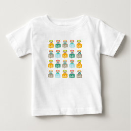 Hej Söt Färgrik Hej T-shirt
