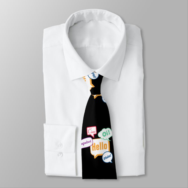 Hej | Språk Slips (Bunden)